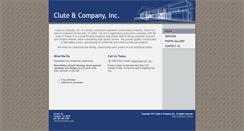 Desktop Screenshot of cluteandco.com